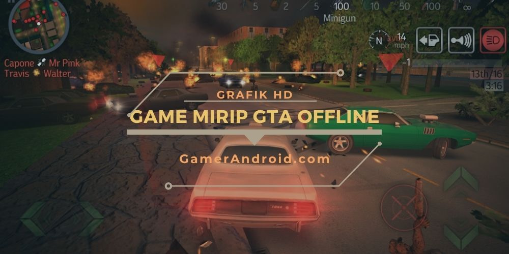 Game Mirip GTA Offline Ukuran Kecil Android Grafik HD 2020